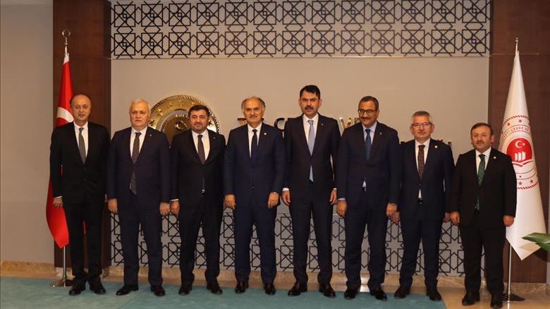 Giresun Heyetinden Bakan Murat Kurum'a Ziyaret