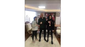 Türkiye Boks Şampiyonundan Emür'e Ziyaret